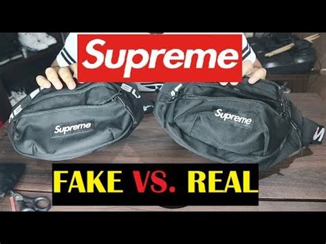 how to spot fake supreme waist bag red ss18|How to Spot Fake Supreme in 2024: A Guide .